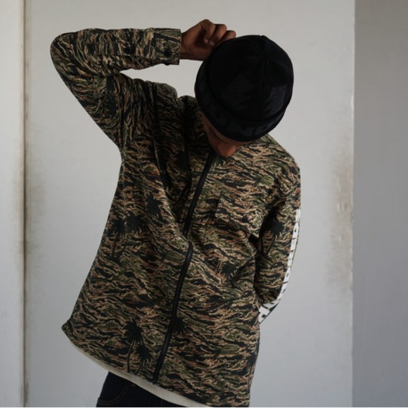 The Hundreds Palm Camo Jacket - Green, Black, Tan - Picture 2 of 8